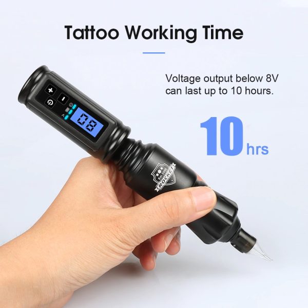 Wireless Tattoo Power Supply RCA Jack 1500mah - Image 4