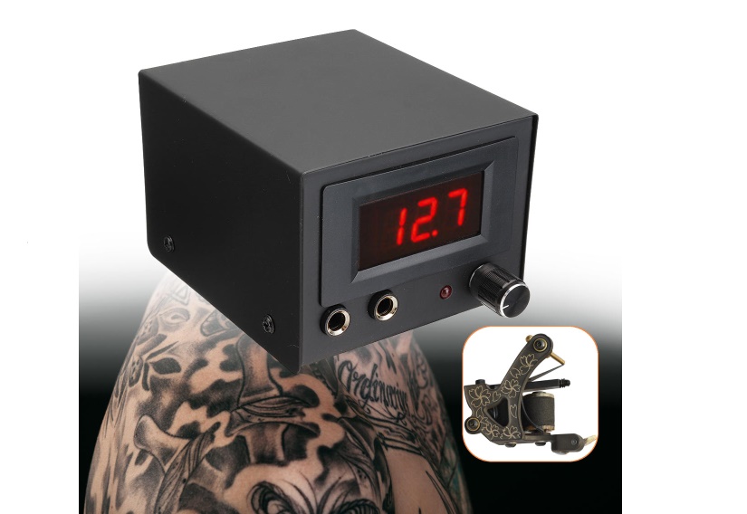 Digit LCD Digital Tattoo Machine Power Supply 220V - Image 3