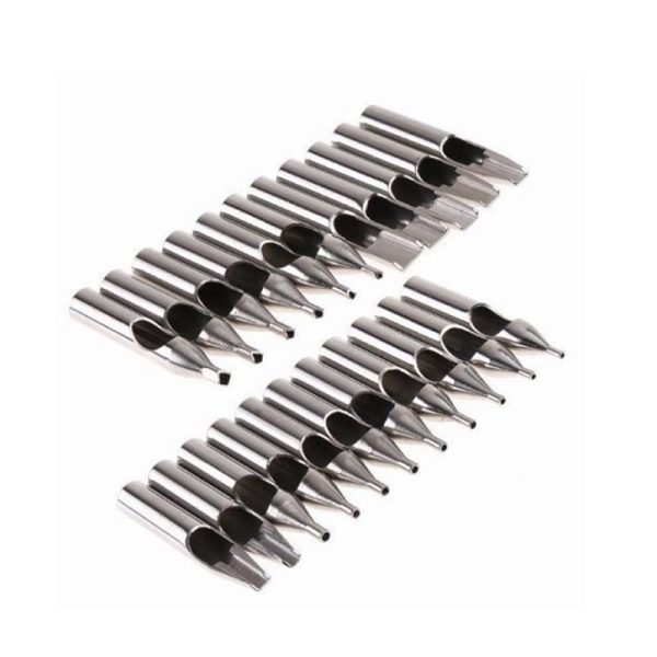 Stainless Steel Tattoo Nozzle Tips 22 PCS - Image 2