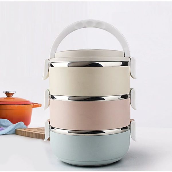 3 Layer Stainless Steel Lunch Boxes - Image 2