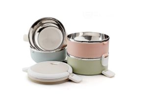 3 Layer Stainless Steel Lunch Boxes