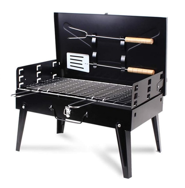 Portable Folding Grill BBQ Camping Braai Stand