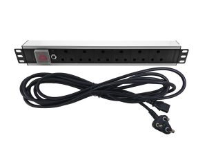 6 Way Aluminium Rack Mount PDU