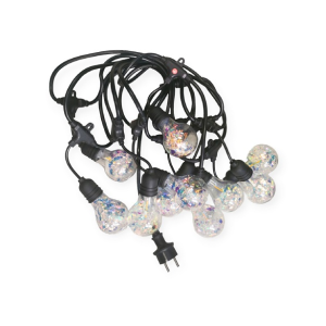 220V Warm White Waterproof Outdoor LED String Bulb Light