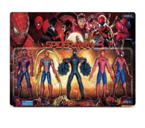 Spiderman 5 piece toy set