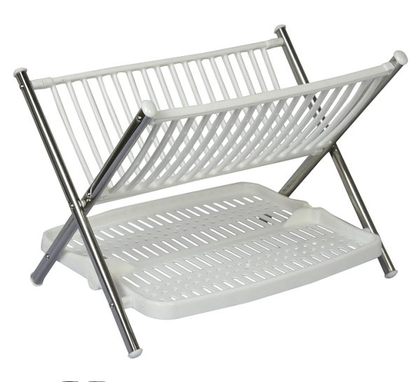 Two Layer Foldable Kitchen Rack
