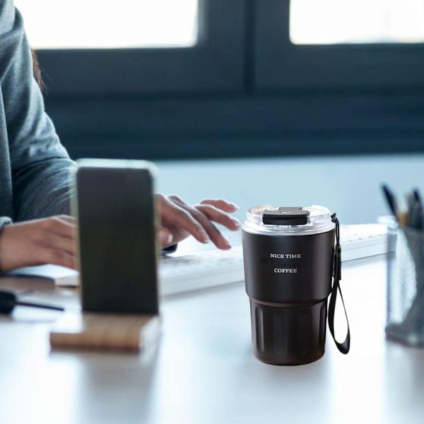 360ml 2in1 Sitarayuri Insulated Travel Tumbler Vacuum Coffee Cup - Image 4