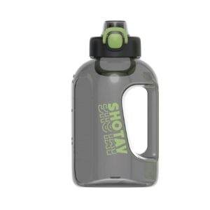 SHOTAY 1.5L Sports Gym Outdoor Water Bottle - Light Grey