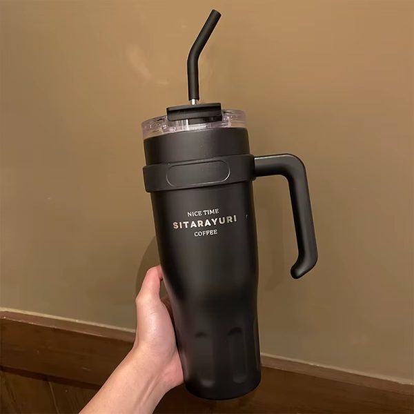 SITARAYURI 680ML DOUBLE WALLED TUMBLER - Black - Image 4