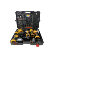 Ashcomonline 5Pcs Multi-Functional Rechargeable 48V Cordless Brushless Power Tool Set Cordless Drill