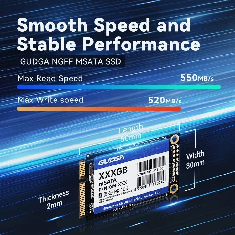 GUDGA 512GB M.2 SATA SSD, Internal Solid State Drive - Image 3
