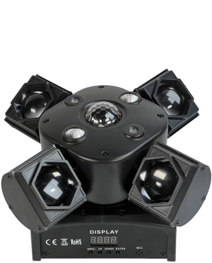 Ashcomonline Four Moving Head Beam RGB Laser Stage Light