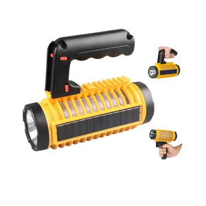 Ashcomonline Solar Powered Multi-functional Searchlight Pistol Flashlight