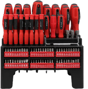 Ashcomonline Screwdriver And Drill Bit Set 100pcs Auger Drill Bits