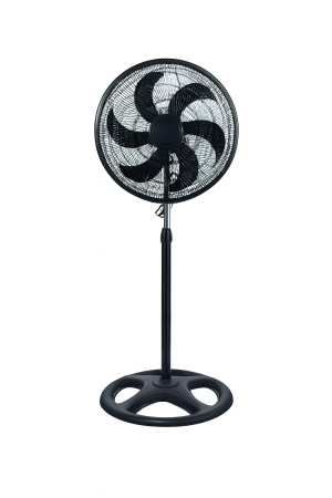 18" Heavy-Duty Stand Fan – Adjustable Height, High-Speed Cooling for Workspaces & Homes