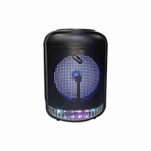 Lexuco LSPK-AYL Classic Bluetooth Speaker – 6.5" Driver, 10W Output, USB/AUX Playback, LED Lights