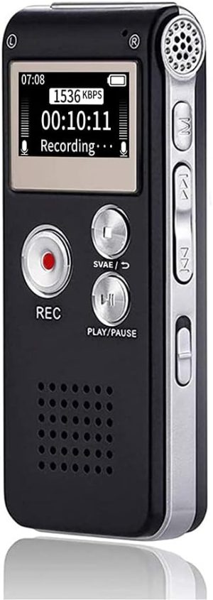 Digital Voice Recorder 16GB Voice Recorder with Playback