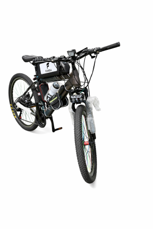 26-Inch Electric Mountain Bike – 48V 500W Hub Motor, Custom 48V 30Ah Lithium Battery, 3-LED Headlight, LED Tail Light & Alarm System